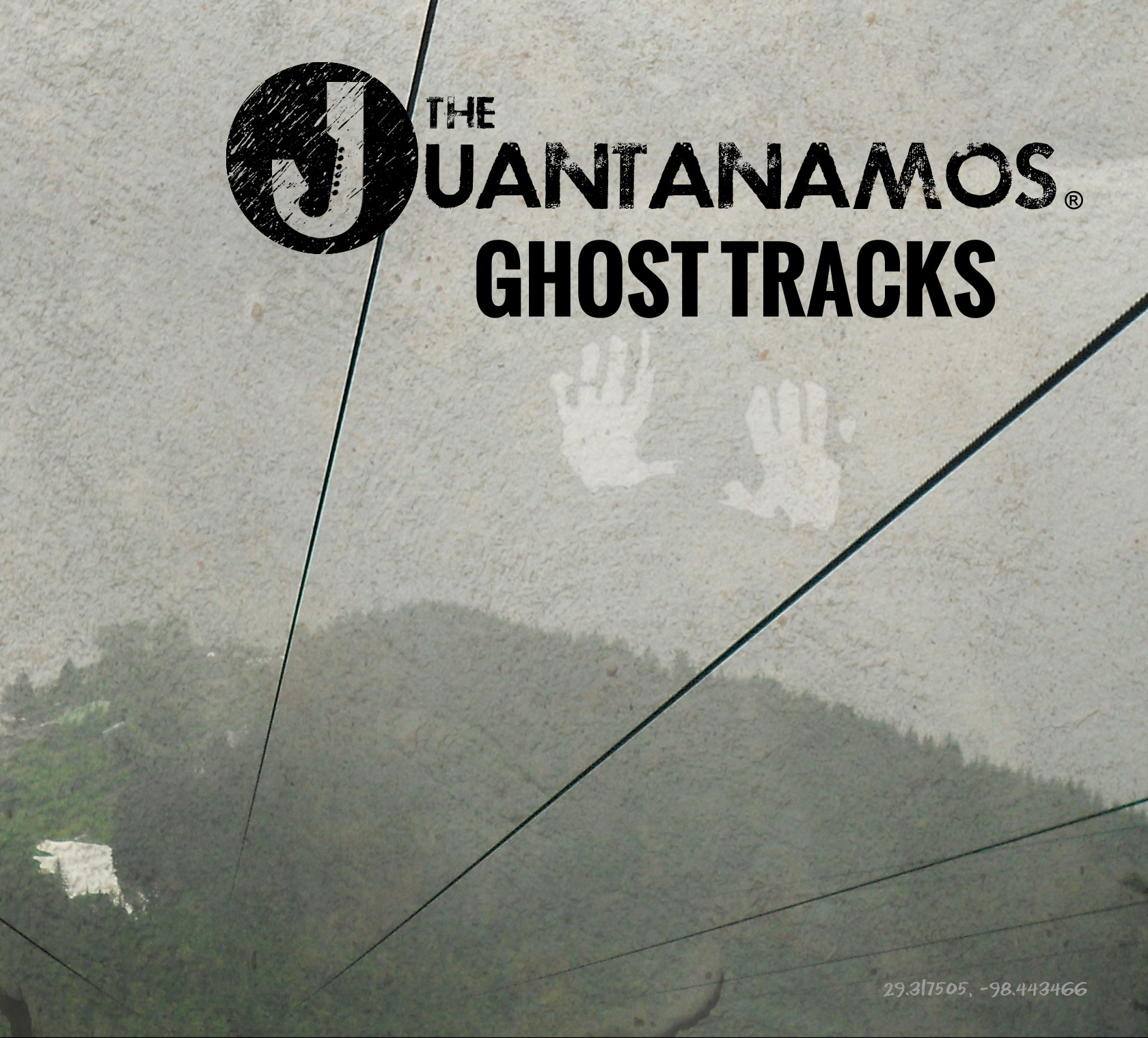 The Juantanamos - "Ghost Tracks" Album Art - Cover